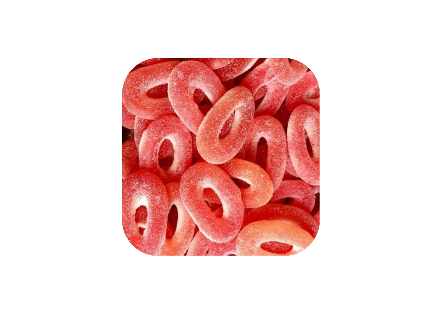 Anneaux Fraise (100g)
