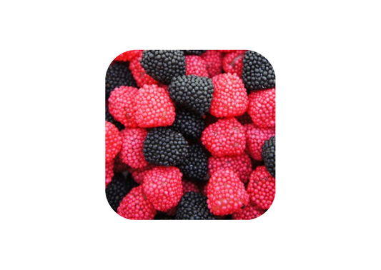 Mûres et Framboises perlées (100g)